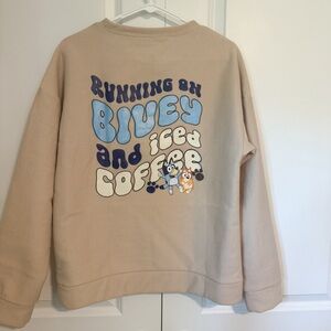 Bluey sweatshirt size medium